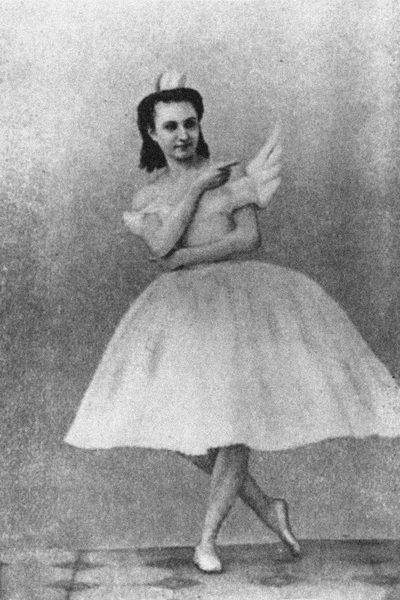 Anna Sobechshanskaya als Odette in Julius Reisingers Originalproduktion von Schwanensee, Moskau, 1877 von Russian Photographer